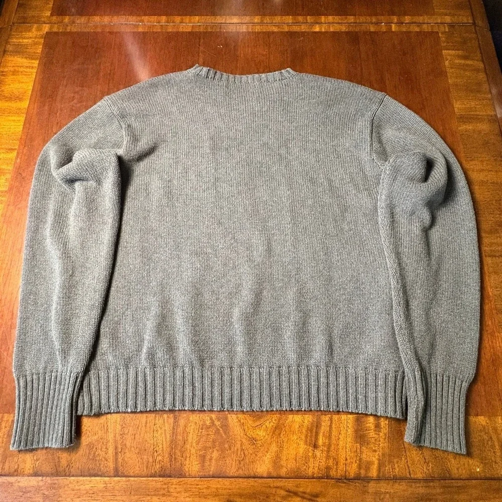 Polo Ralph Lauren Cotton Crewneck Sweater Gray XL